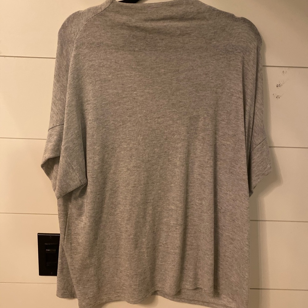 Grey dolman sleeve shirt
